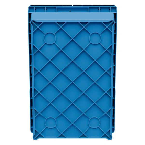 Вкладываемый контейнер INSTORE KVR-6422 600х400х245 мм голубой с усиленным дном и распашной крышкой