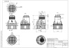 Колодец КС-7 H1800 мм, без пригрузочной камеры, с крышкой D 560 мм