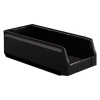 Складской лоток Logic Store 500х225х150 мм чёрный ЭКО с отверстиями для перегородок N2 (12.405.2)