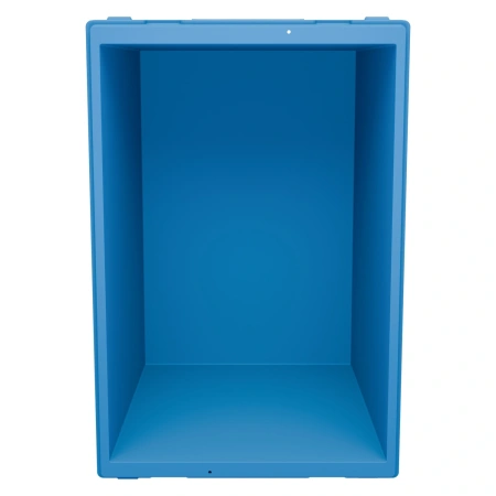Вкладываемый контейнер INSTORE KV-6432 600x400x320 мм голубой со сплошным дном