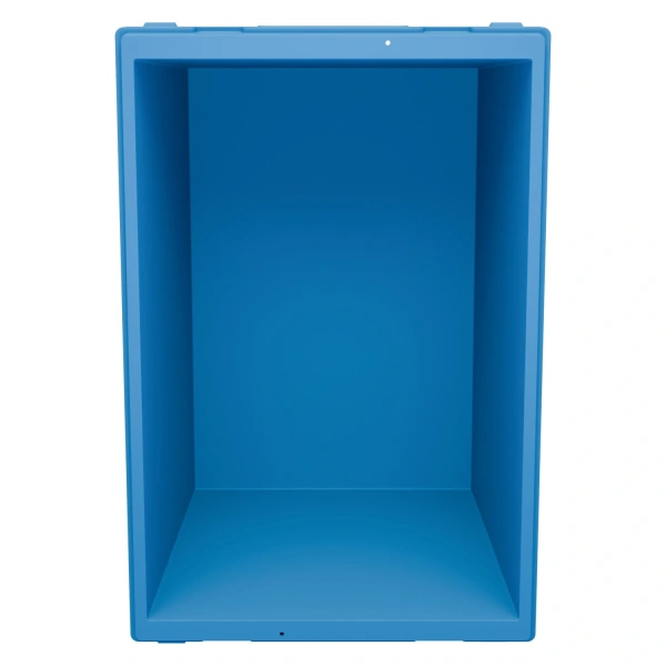 Вкладываемый контейнер INSTORE KV-6432 600x400x320 мм голубой со сплошным дном