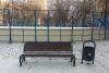 Скамейка стальная «Афина УНИ» 3,0 м (3 опоры)