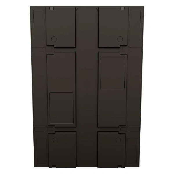 Крышка пластиковая BL 1200x800x50 мм чёрная