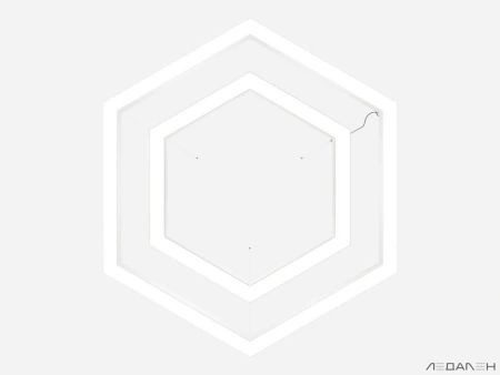 Купить шестиугольный светильник hexagon duo 6000k 78w с доставкой