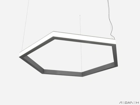 Купить шестиугольный светильник hexagon side 5000k 216w с доставкой