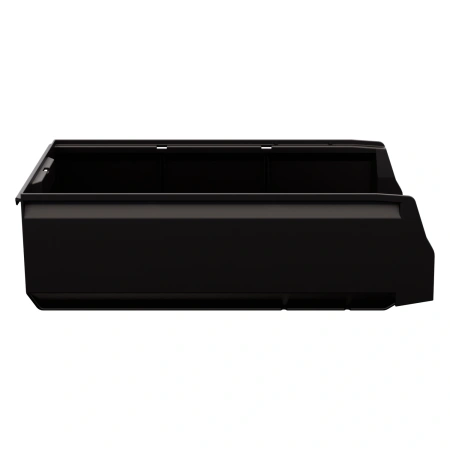 Складской лоток Logic Store 500х225х150 мм чёрный ЭКО с отверстиями для перегородок N2 (12.405.2)