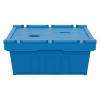 Вкладываемый контейнер INSTORE KVR-6422 600х400х245 мм голубой с усиленным дном и распашной крышкой