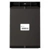 Складской лоток Logic Store 350х225х150 мм чёрный ЭКО с отверстиями для продольной перегород. и наклейкой