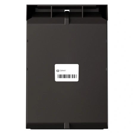 Складской лоток Logic Store 350х225х150 мм чёрный ЭКО с отверстиями для продольной перегород. и наклейкой